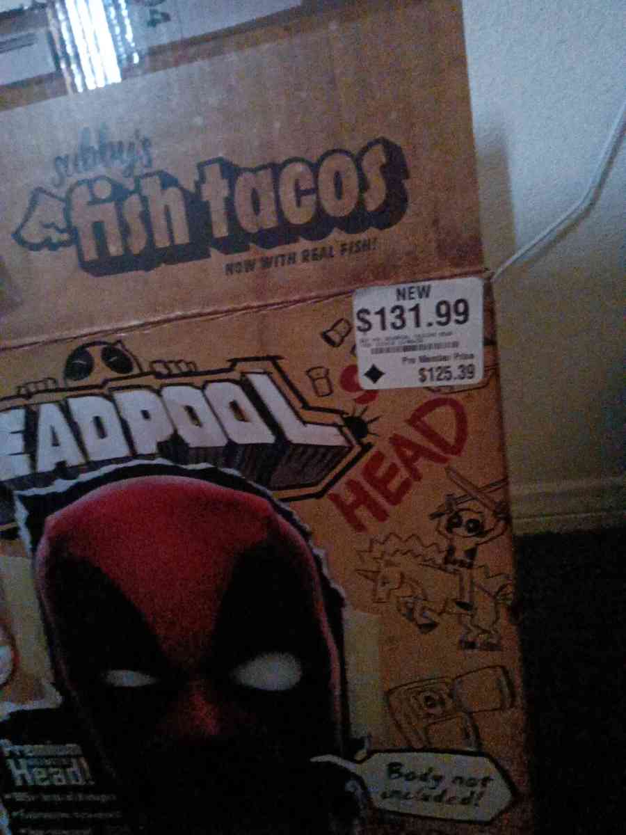 Deadpool interactive talking head - California City, California - FleaMarketBay
