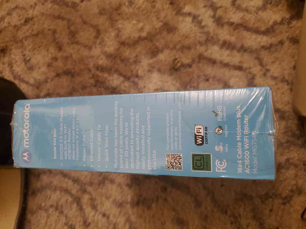 Motorola Modem Router Combo - Cross, South Carolina - FleaMarketBay