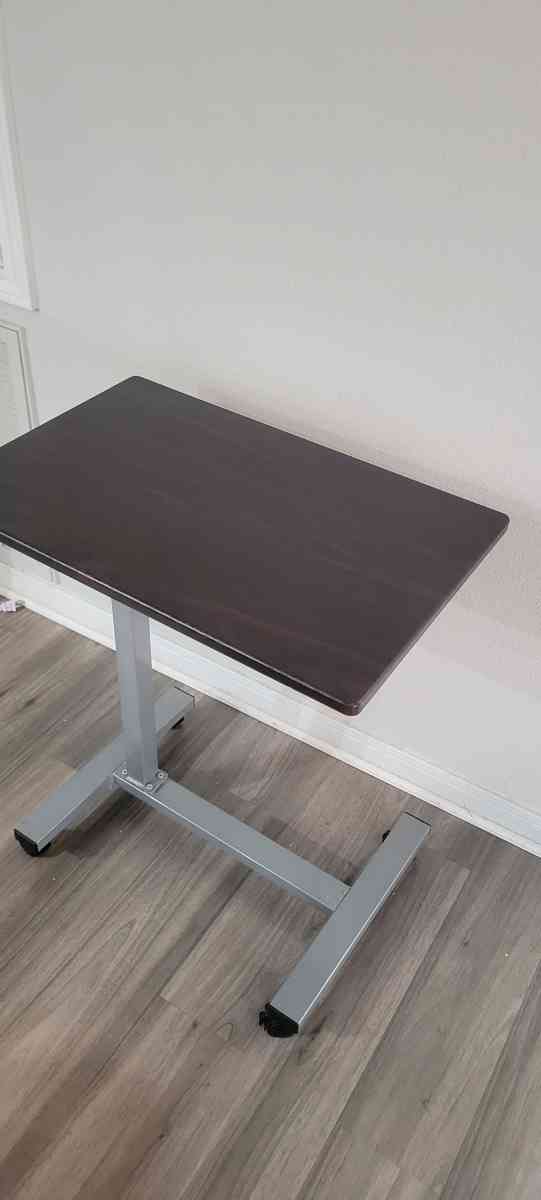 Adjustable Overbed Bedside Table With Wheels - Houston, Texas - FleaMarketBay
