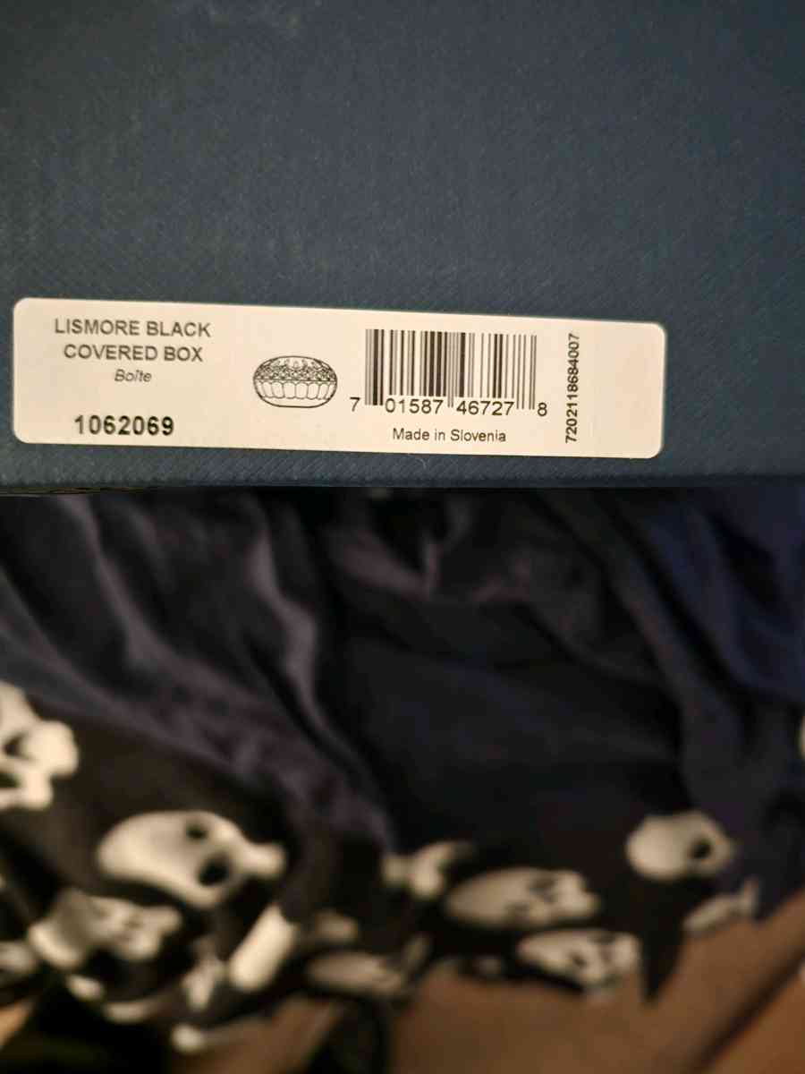 Waterford Black Crystal bowl - Peachtree City, Georgia - FleaMarketBay