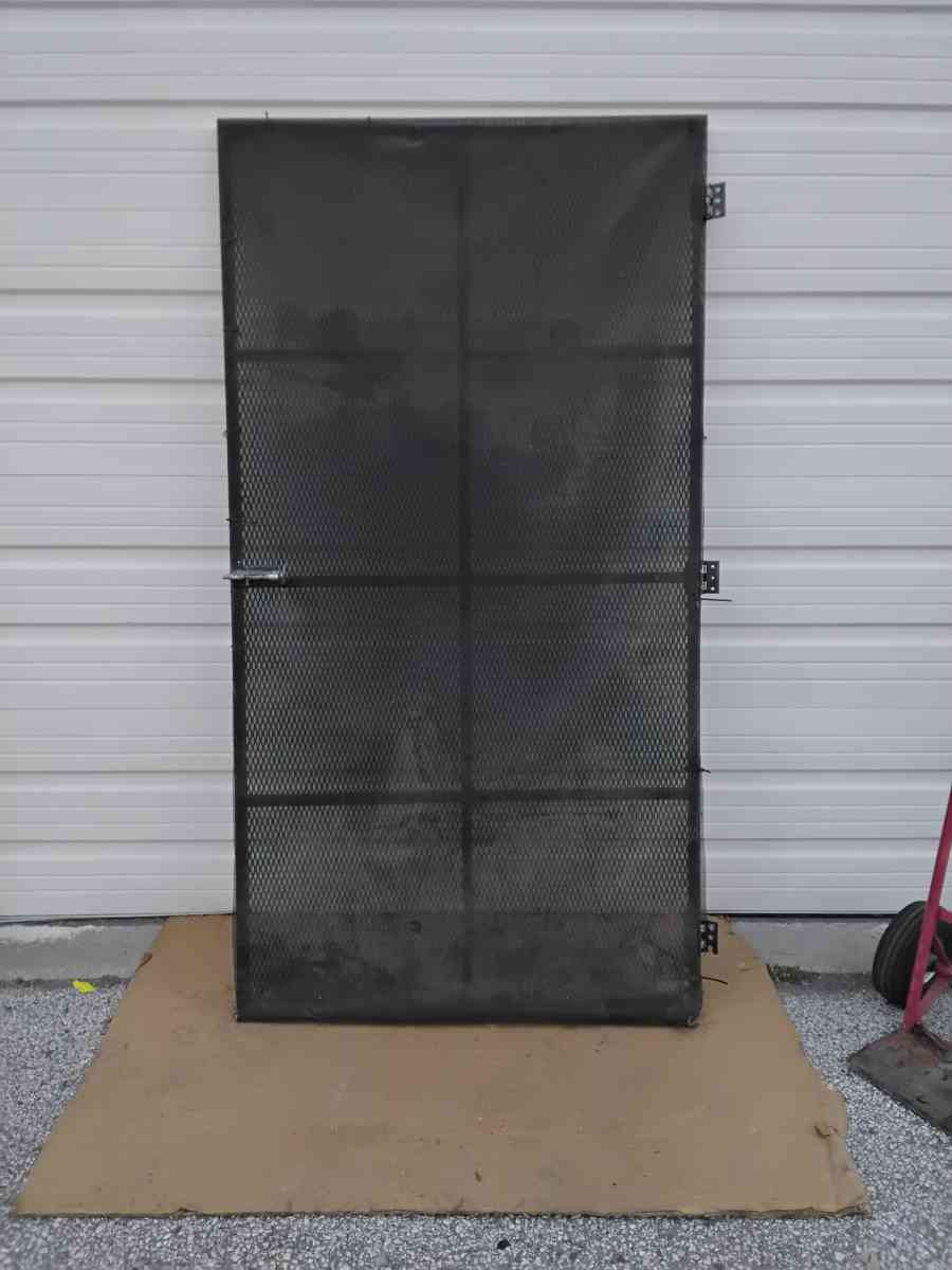 Well Made All Steel Screen Door for Man Door Like New - Williamstown, New Jersey