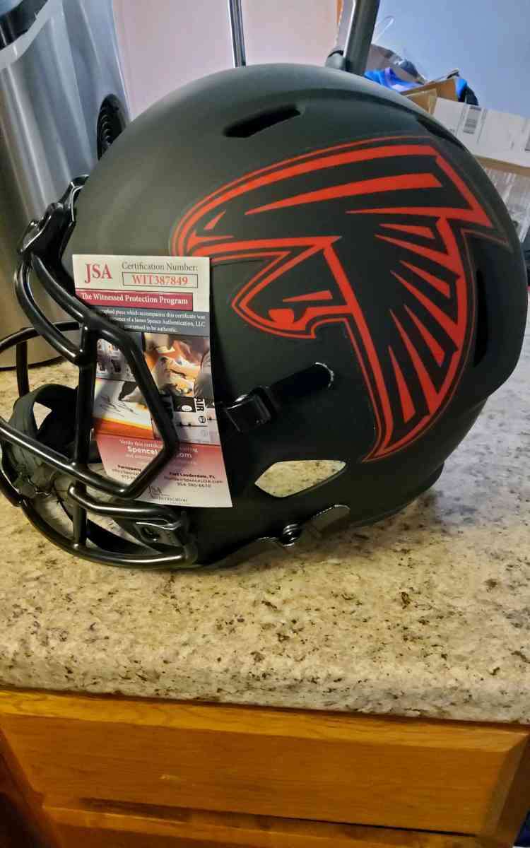 Michael Vick autographed replica Falcons Full Sized Helmet w - Auburn, New York