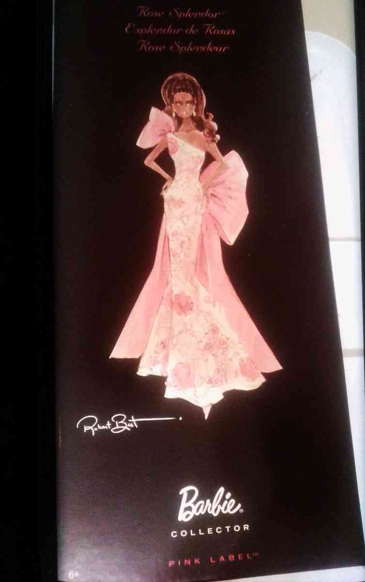 Rose Splendor Pink Label Barbie Collector