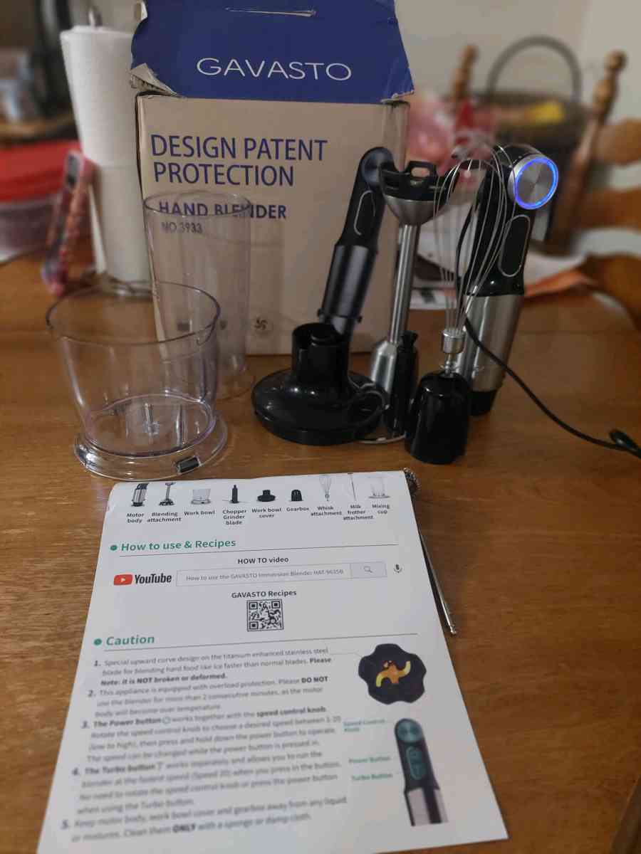 Gavasto Design Patent Protection  Hand Blander - Austin, Texas