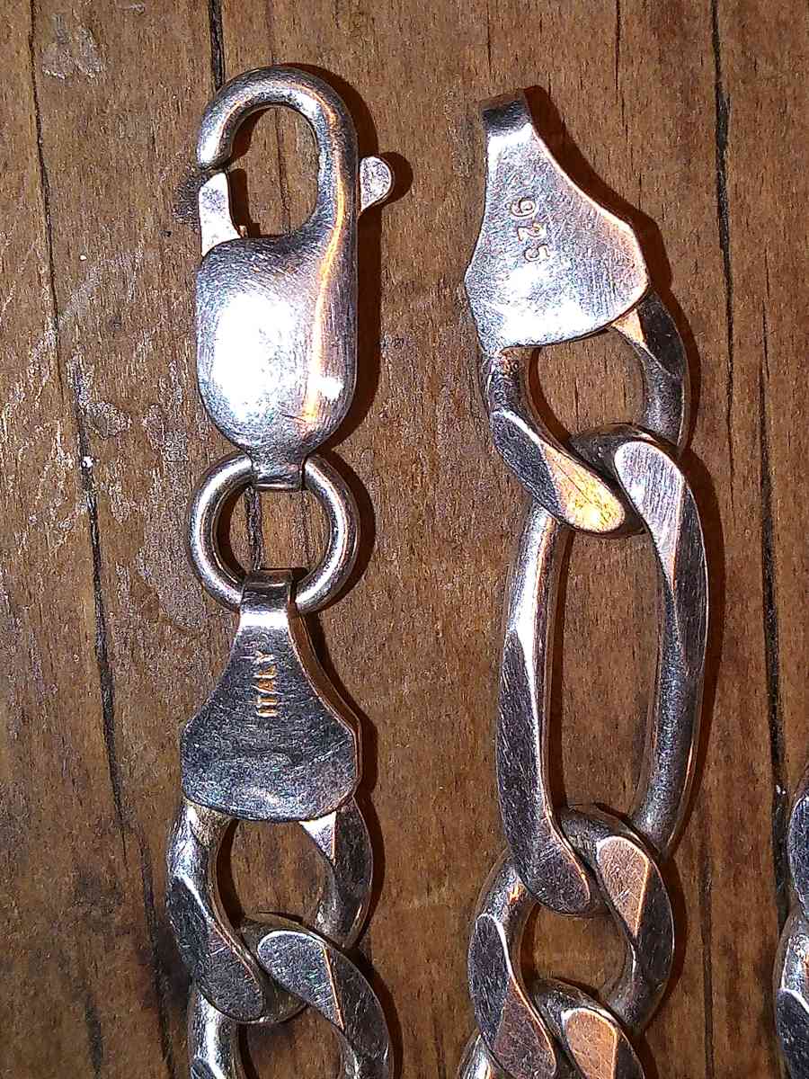 22 inch Hallmark diamond cut 925 Italian silver necklace - Paragould, Arkansas - FleaMarketBay