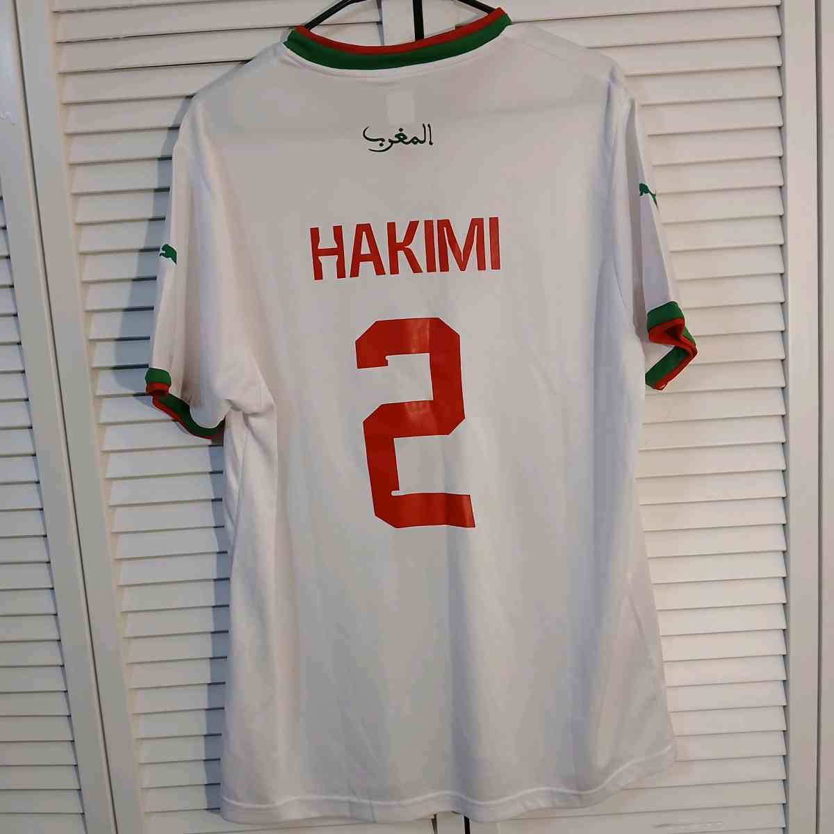 Authentic World Cup Morocco Hakimi Jersey Size 3XL - Indianapolis, Indiana - FleaMarketBay