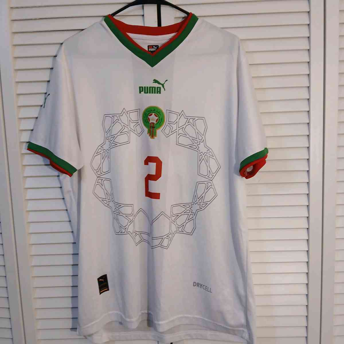 Authentic World Cup Morocco Hakimi Jersey Size 3XL - Indianapolis, Indiana
