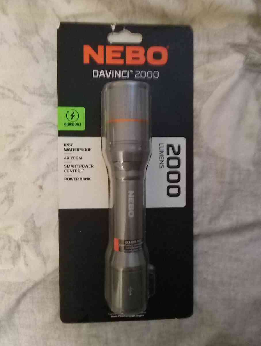 Nebo Davinci 2000 rechargeable flashlight - Paragould, Arkansas - FleaMarketBay