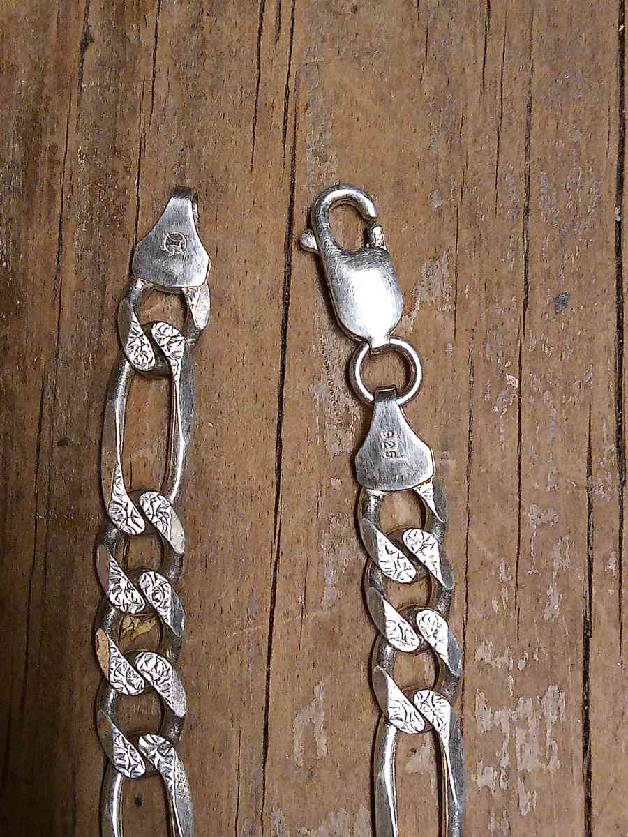 22 inch Hallmark diamond cut 925 Italian silver necklace - Paragould, Arkansas - FleaMarketBay