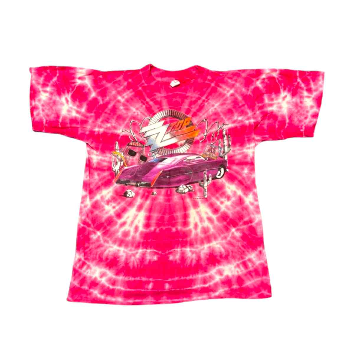 Vintage ZZ Top Recycler World Tour Mens Large Concert Tee - Jackson, Michigan