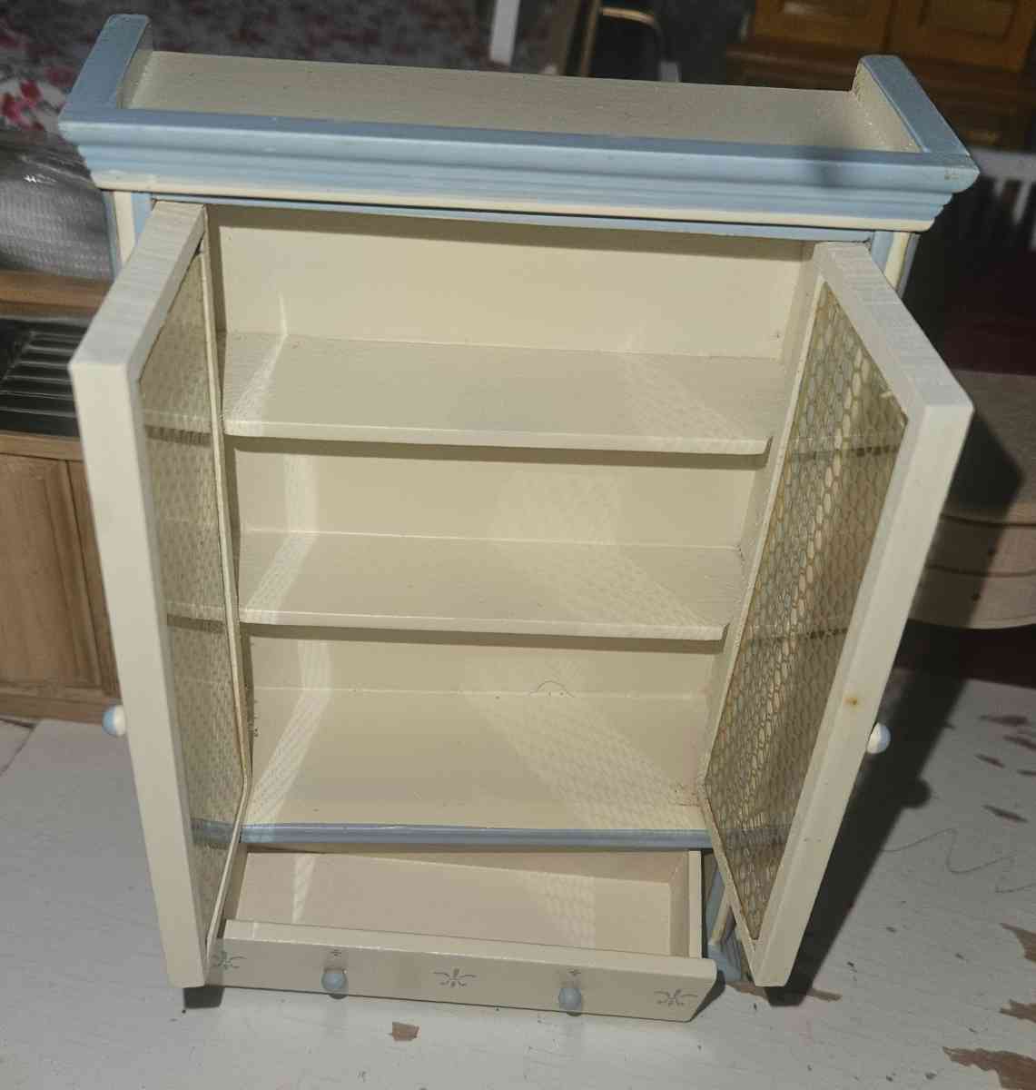 Beige Dollhouse Display Cabinet - Rochester, New Hampshire - FleaMarketBay