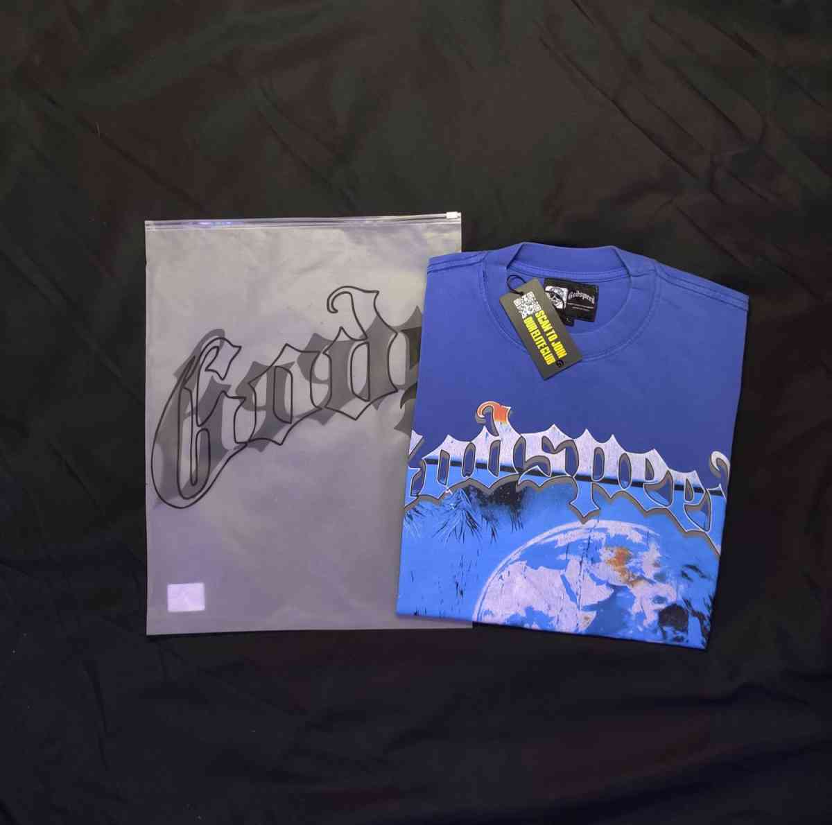 Godspeed Artificial Love TShirt Royal Washed - Union, New Jersey - FleaMarketBay