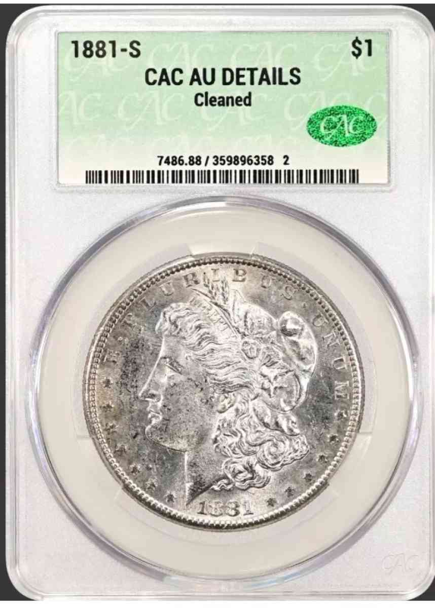 1881 S  Morgan Silver Dollar - Camden, New Jersey