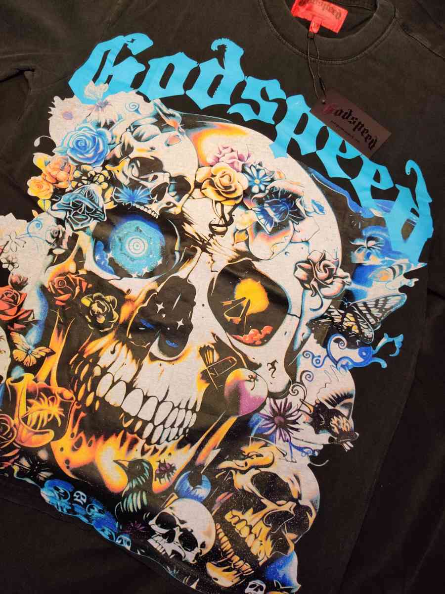Godspeed Eternal Dream Bone Tee Black - Union, New Jersey - FleaMarketBay