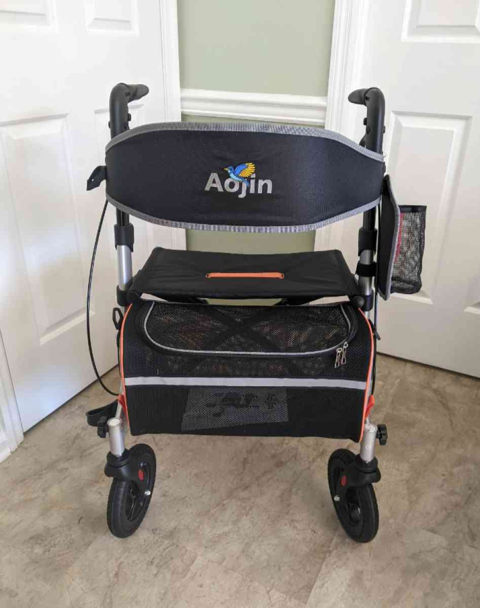 All terrain Rollator Walker Foldable Seat Light