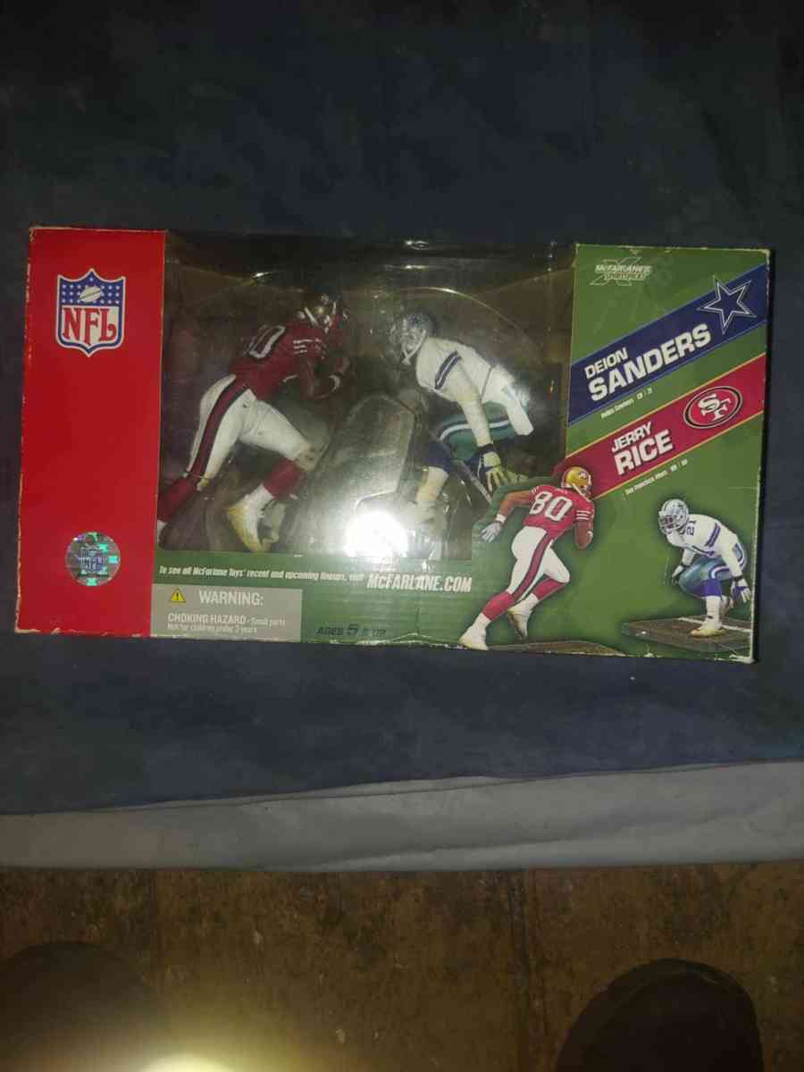 McFarlane Toys NFL Deluxe 2Pack featuring Jerry Rice of the - Coldwater, Michigan