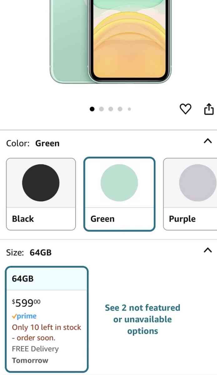 iPHONE 11 MINT TMOBILE UNLOCKED 550 obo Fcfs - Madera, California - FleaMarketBay