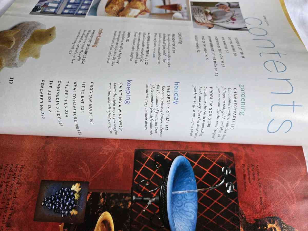 Martha Stewart Magazine - Conway, New Hampshire - FleaMarketBay