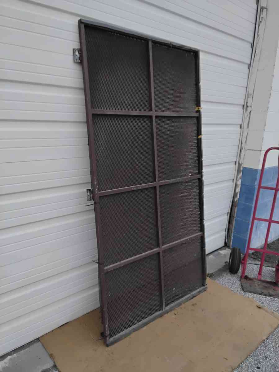 Well Made All Steel Screen Door for Man Door Like New - Williamstown, New Jersey - FleaMarketBay