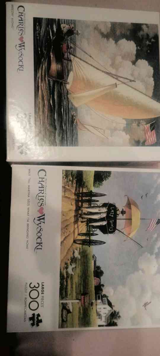 charles wysocki puzzles I have 20 of them all the pieces - Kalamazoo, Michigan - FleaMarketBay