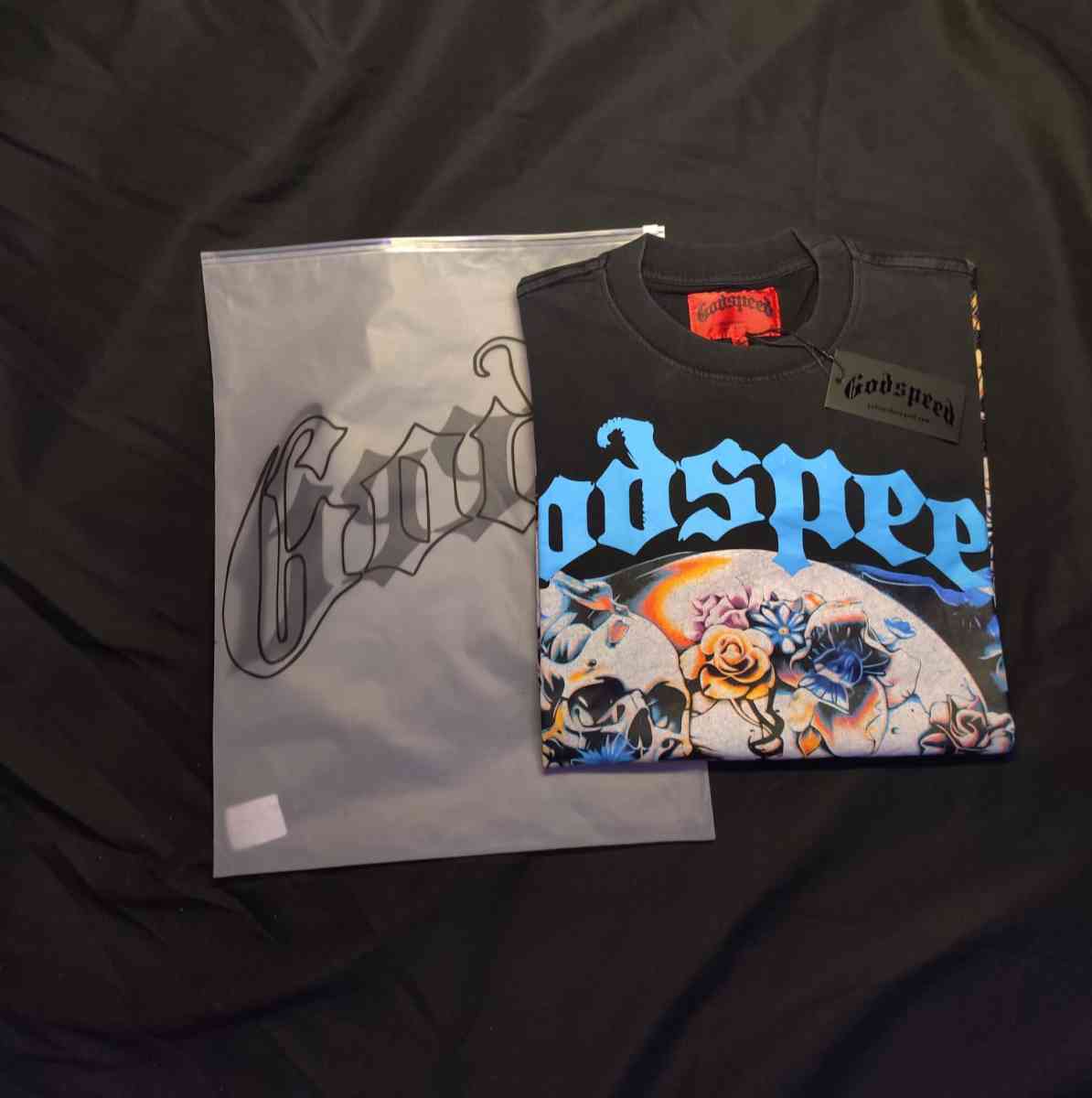 Godspeed Eternal Dream Bone Tee Black - Union, New Jersey - FleaMarketBay