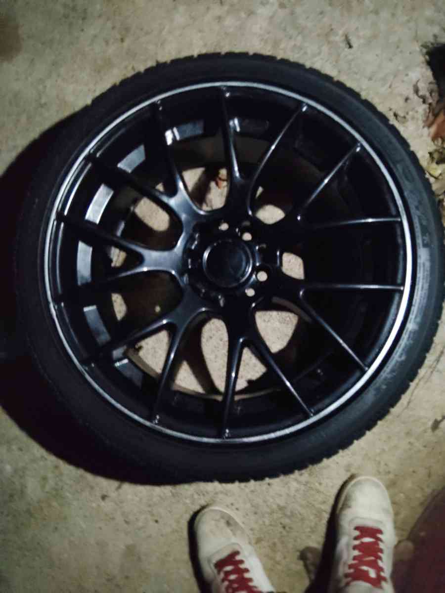 Kraft Breemer 4 Rims with tires - Garland, Texas - FleaMarketBay