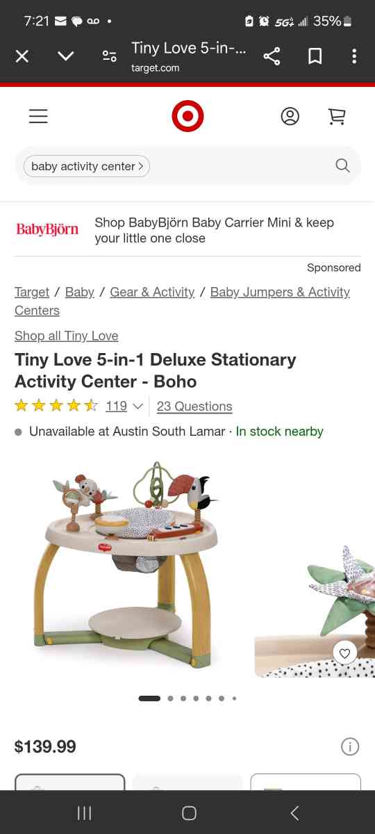 Tiny Love 5in1 Deluxe Stationary Activity Center - Austin, Texas - FleaMarketBay