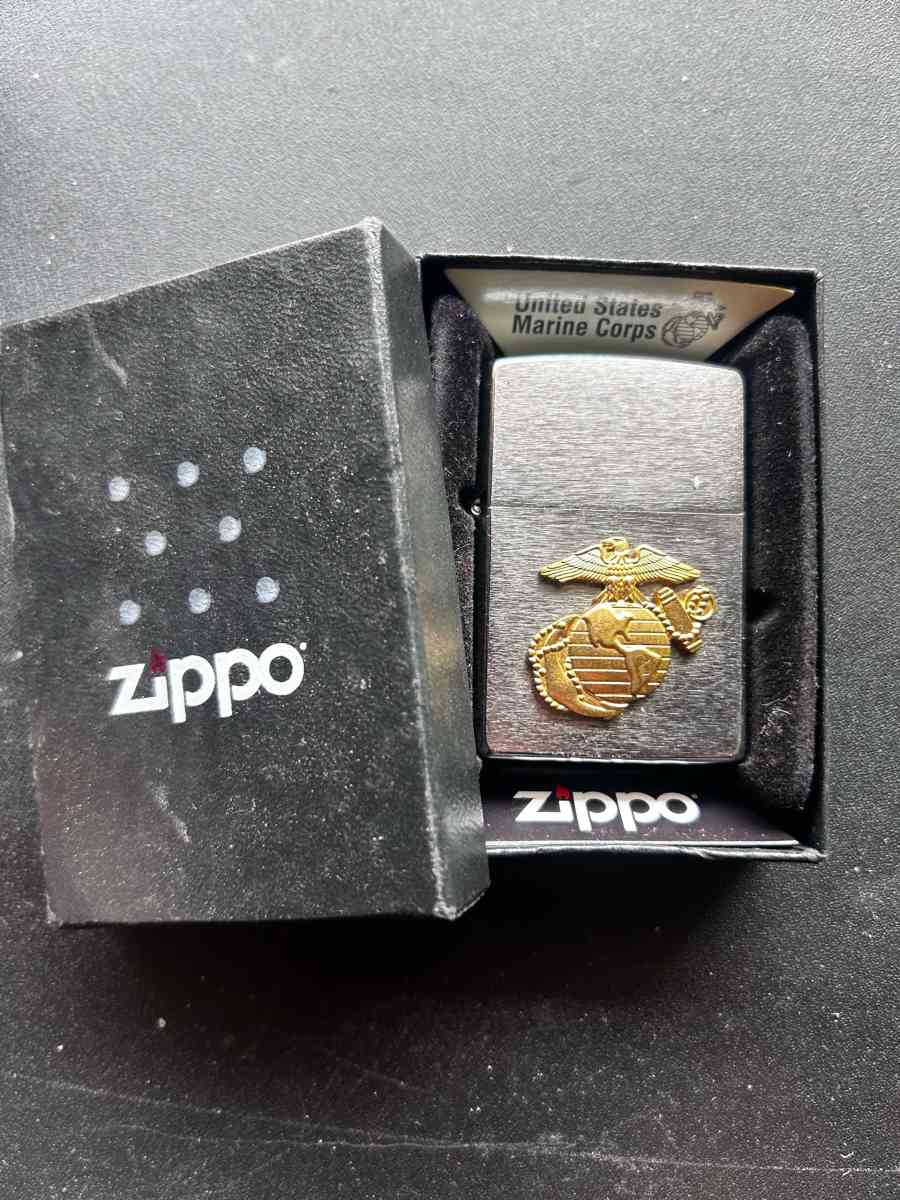 zippo collectible marine corps lighter - Obion, Tennessee - FleaMarketBay