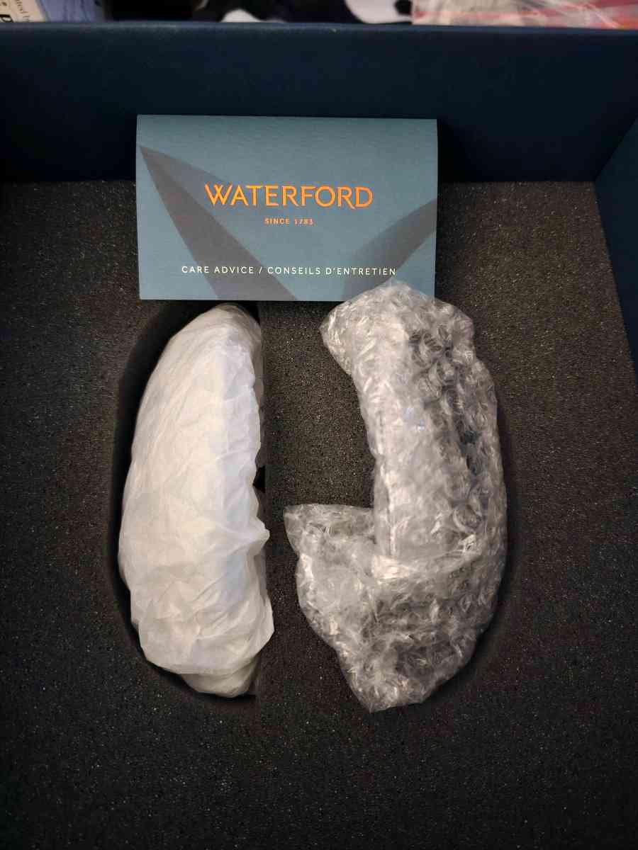 Waterford Black Crystal bowl - Peachtree City, Georgia - FleaMarketBay