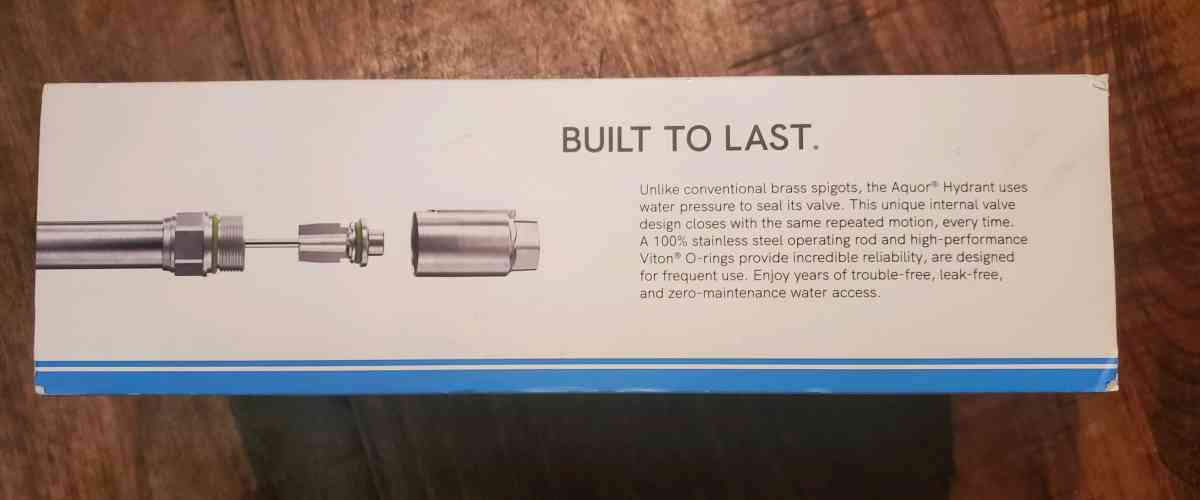 Aquor  House Hydrant V2  Outdoor Faucet System  Slate Gray - Plano, Texas - FleaMarketBay