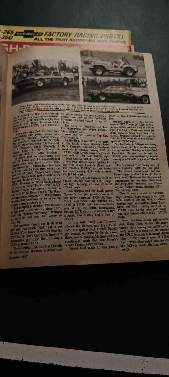 Set of 4 Vintage High Performance Stockers Magazines  196719 - Wayne, New Jersey - FleaMarketBay