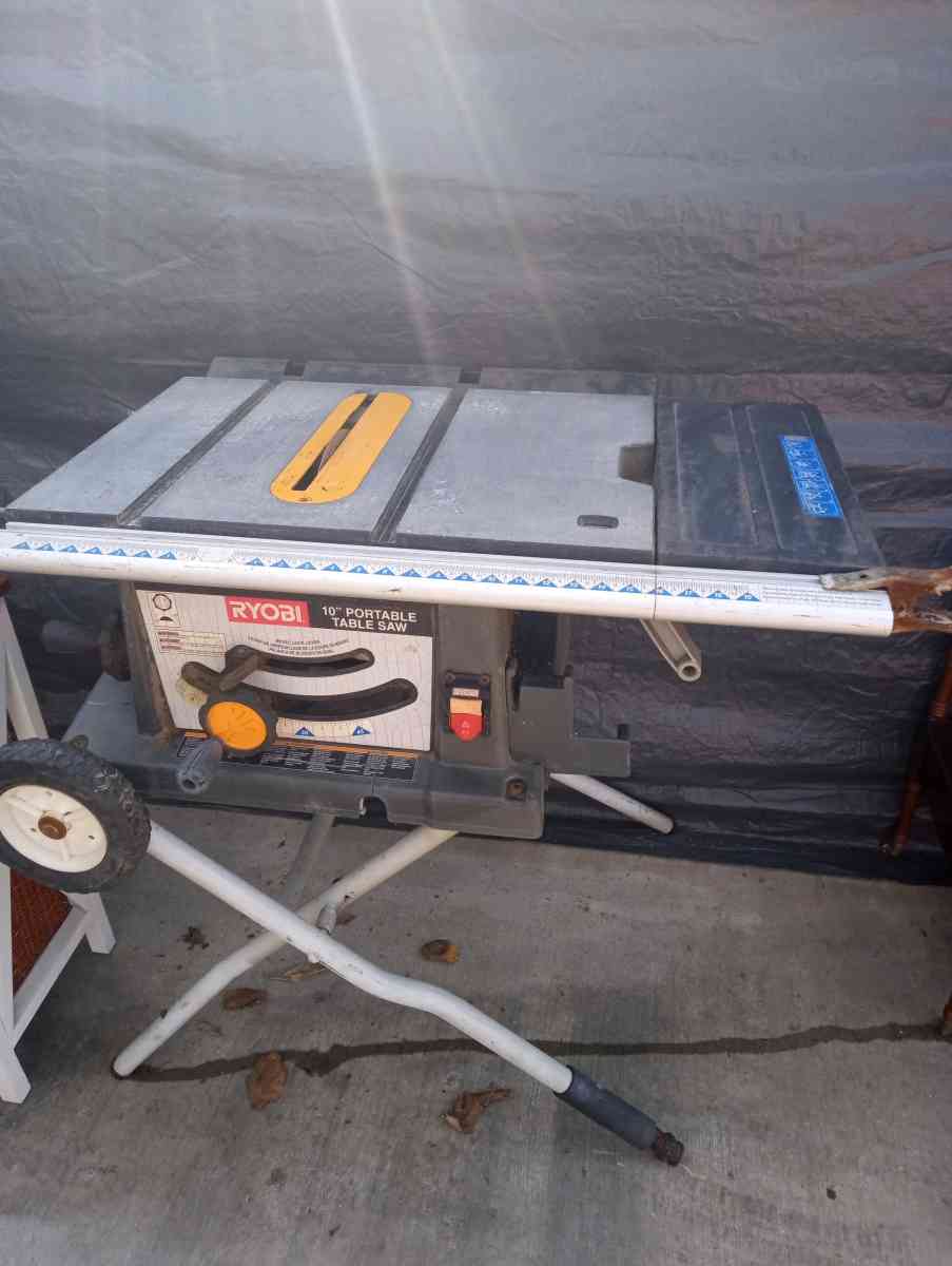 RYOBI  10 inch table saw - La Puente, California - FleaMarketBay