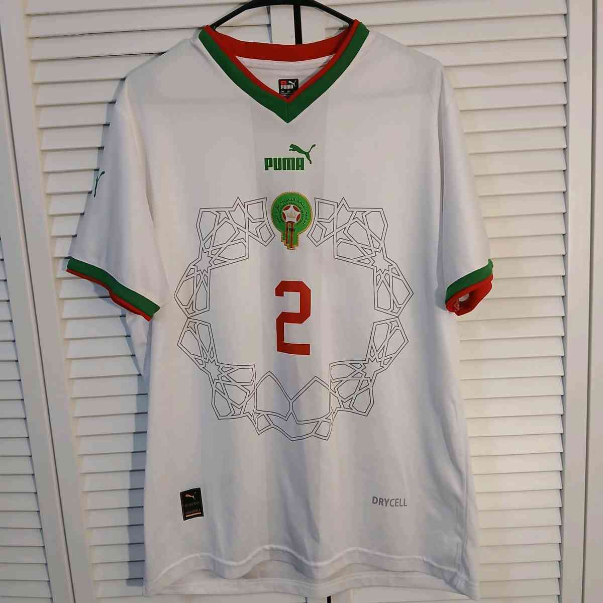 Authentic World Cup Morocco Hakimi Jersey Size 3XL - Indianapolis, Indiana - FleaMarketBay