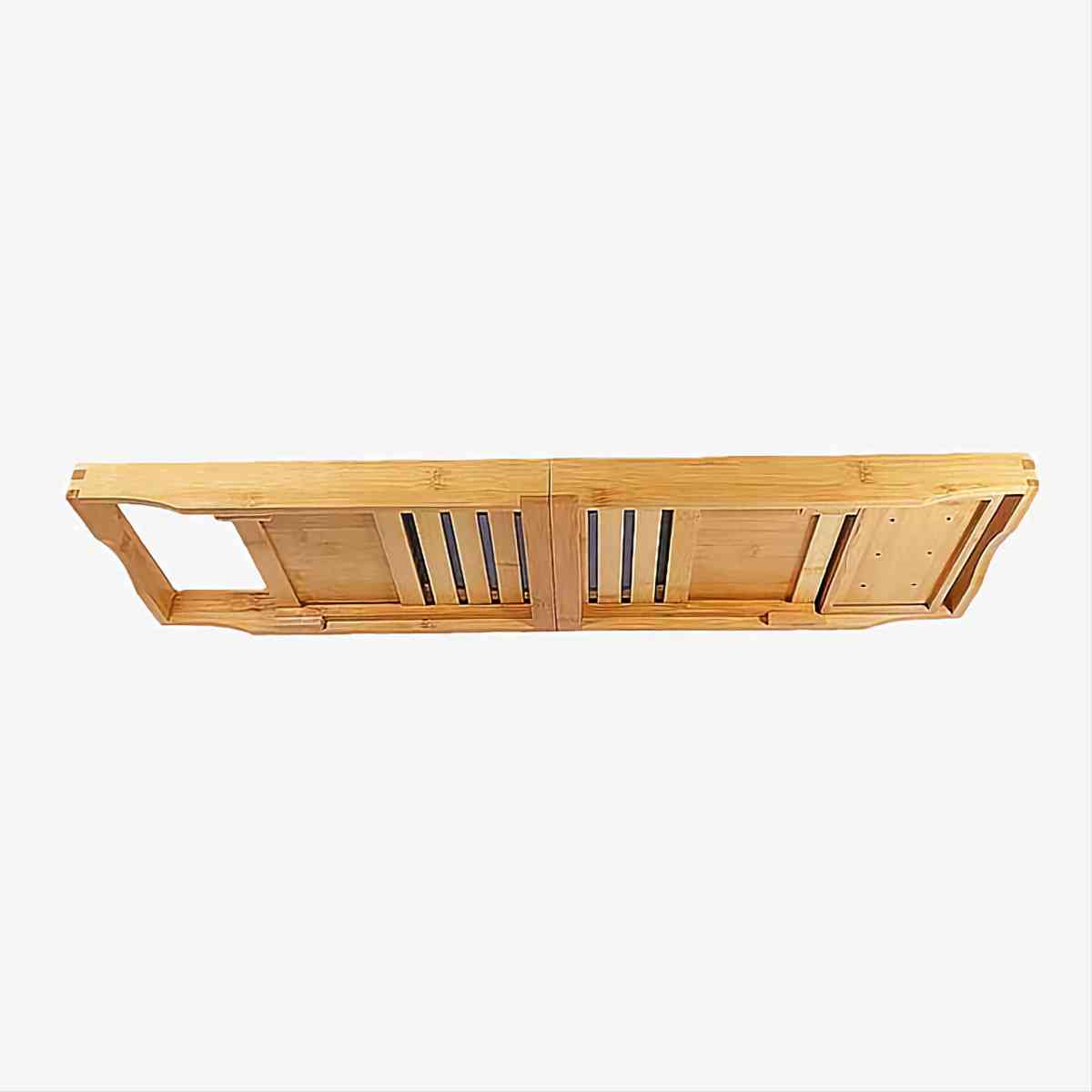 Home It EXPANDABLE Natural BAMBOO BATHTUB TRAY CADDY 27 34 - Pinellas Park, Florida - FleaMarketBay
