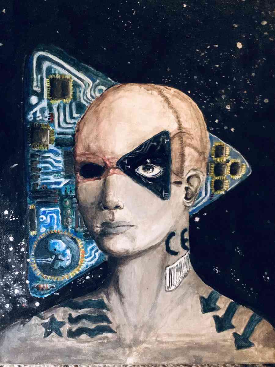 Original acrylic painting 14x11 - Atlanta, Georgia