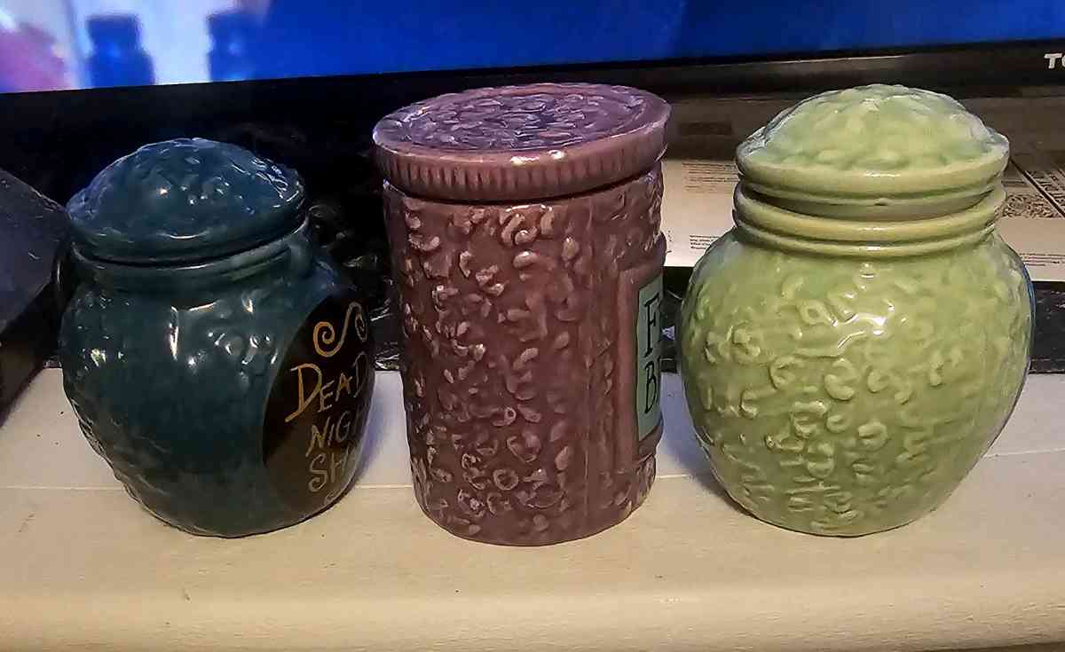 nightmare before christmas  Sallys potion trinket jars - Peachtree City, Georgia - FleaMarketBay
