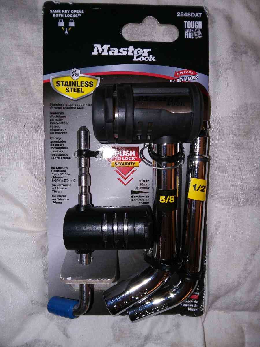 master lock stainless steel trailer hitch locks - Paragould, Arkansas