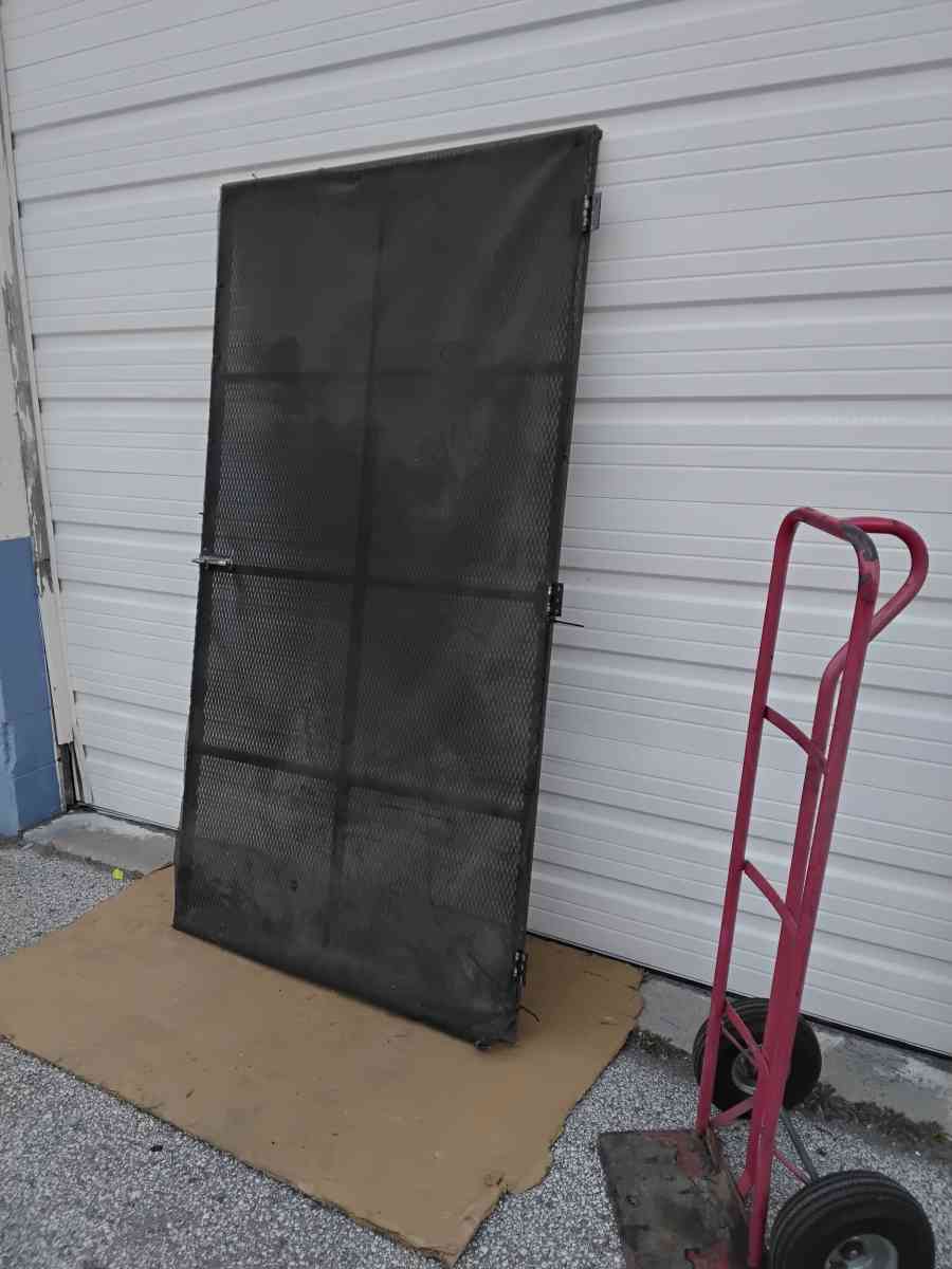Well Made All Steel Screen Door for Man Door Like New - Williamstown, New Jersey - FleaMarketBay