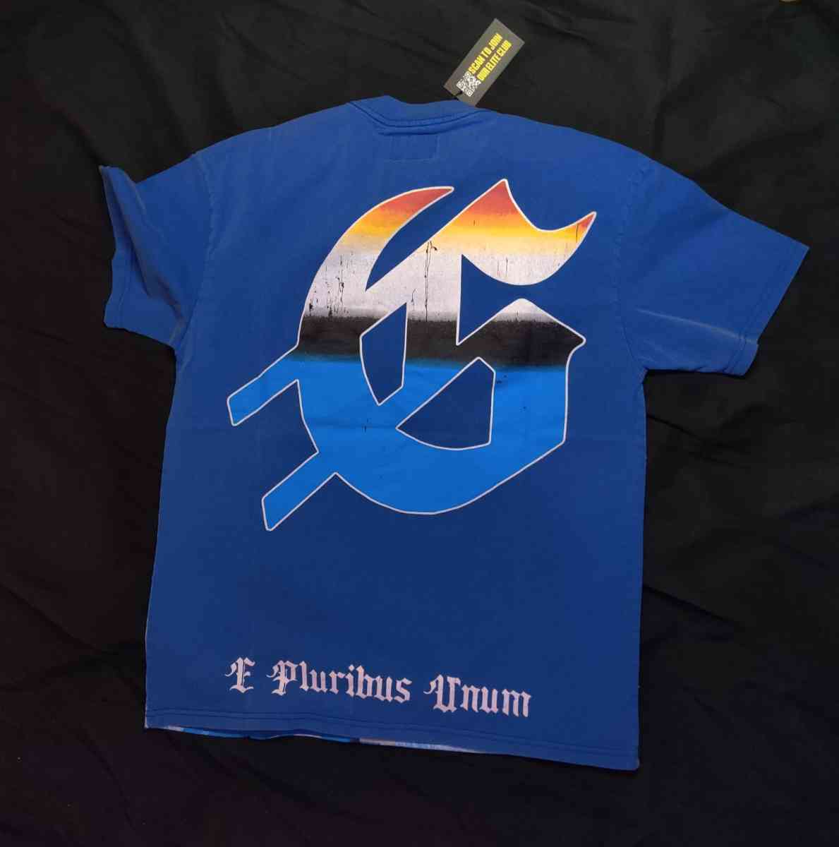 Godspeed Artificial Love TShirt Royal Washed - Union, New Jersey - FleaMarketBay