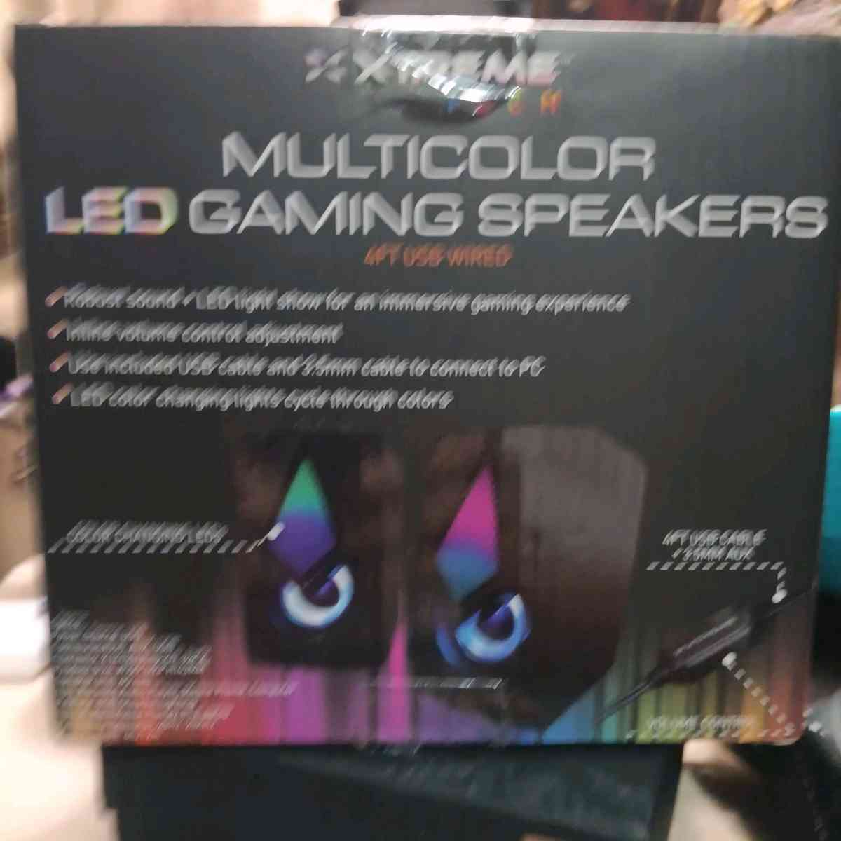 Led gaming speakers - Abilene, Texas - FleaMarketBay