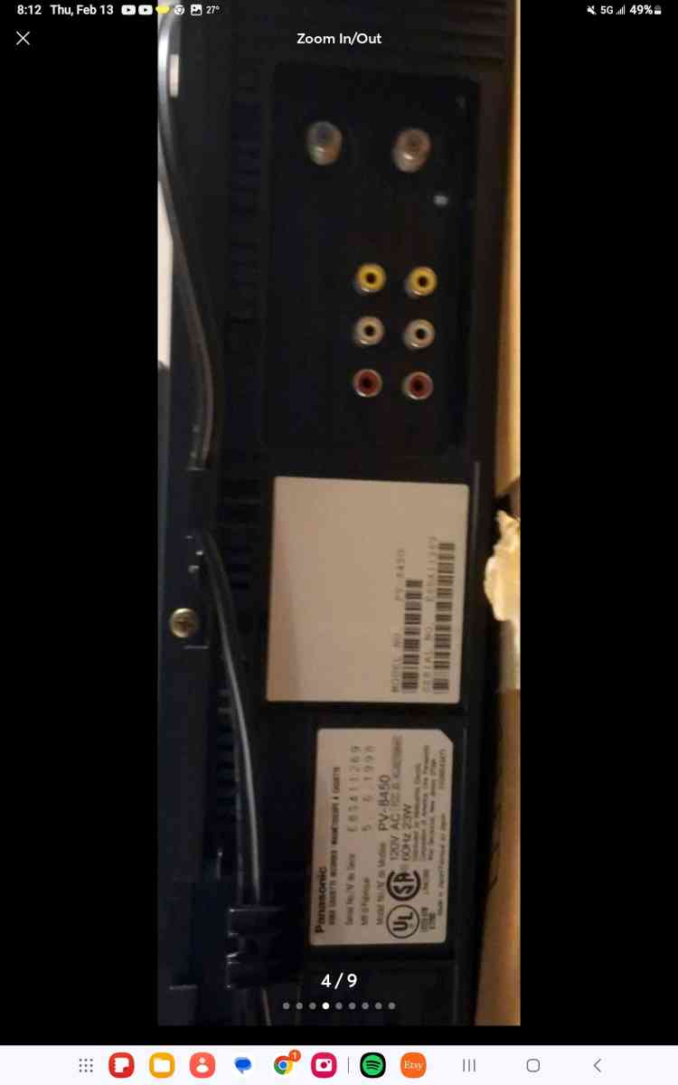 Panasonic vhs player PV 8450 - Borger, Texas - FleaMarketBay