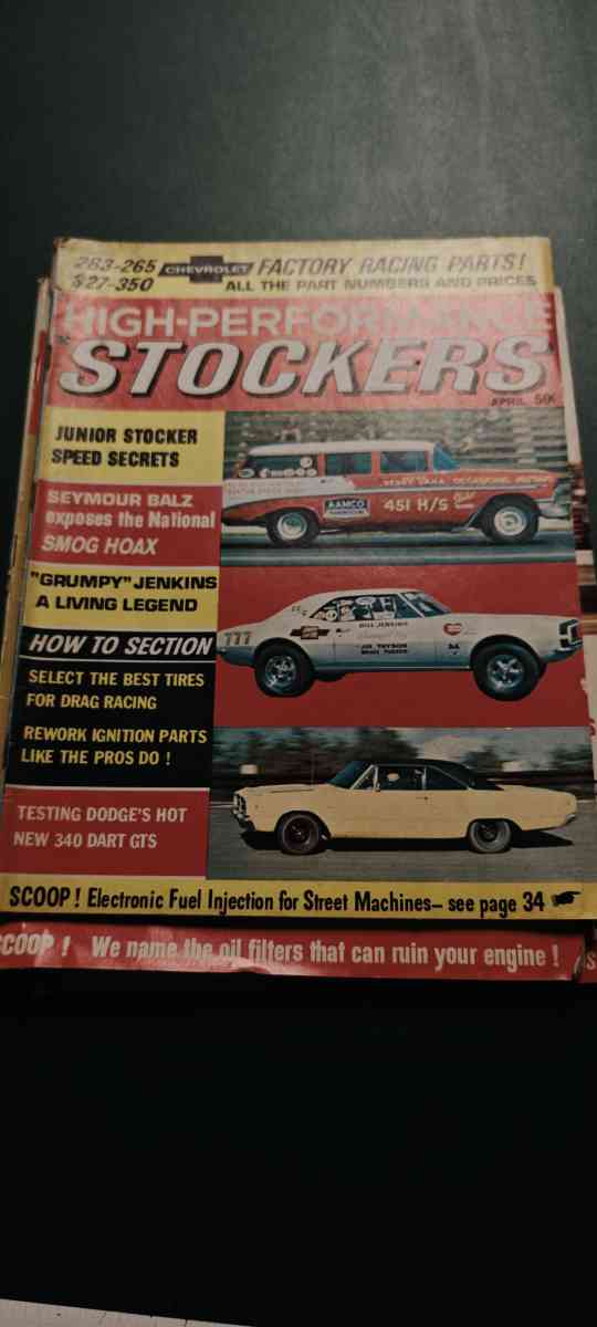Set of 4 Vintage High Performance Stockers Magazines  196719 - Wayne, New Jersey - FleaMarketBay
