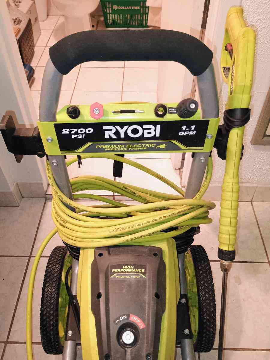 Ryobi 2700 PSI Electric Power Washer - Rosedale, Maryland - FleaMarketBay