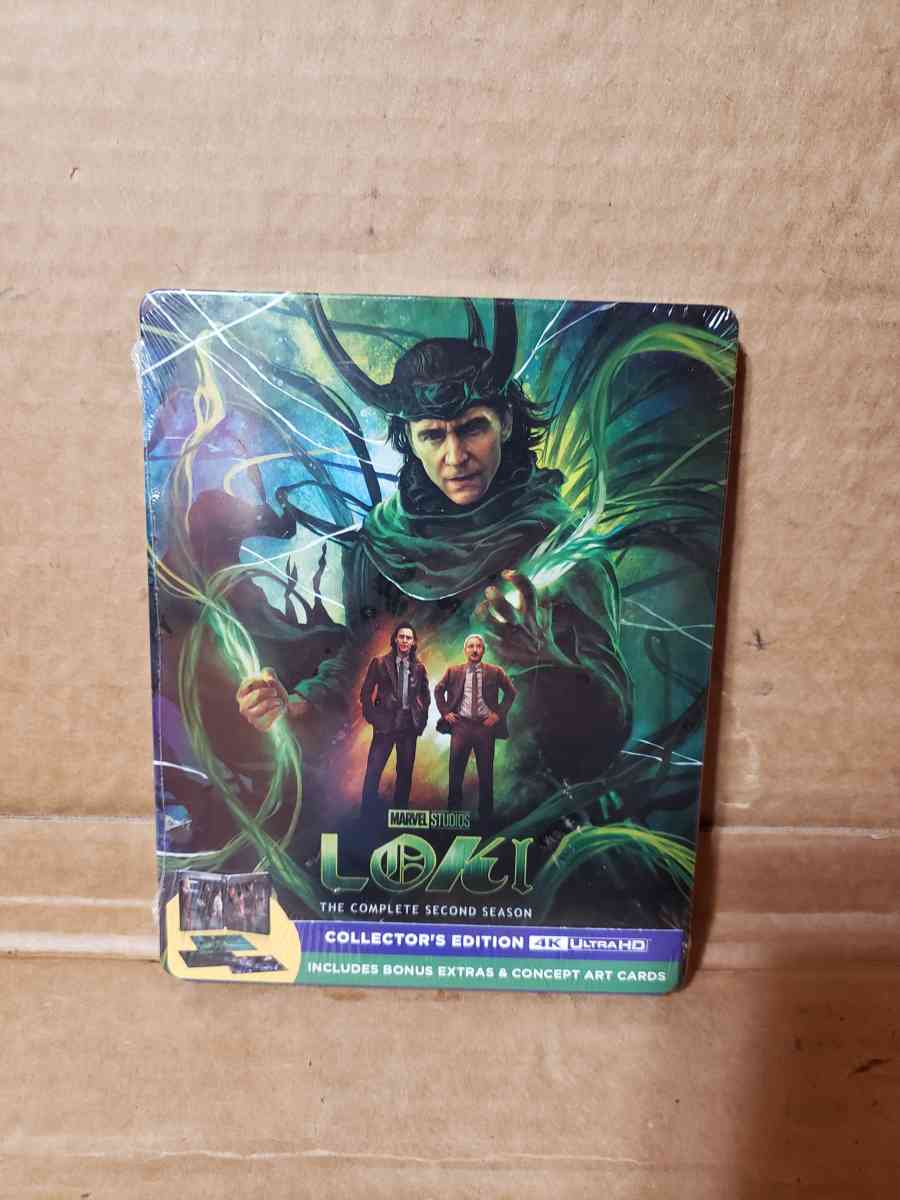 Loki The Complete Second Season  4K UHD Bluray Steelbook NEW - San Antonio, Texas