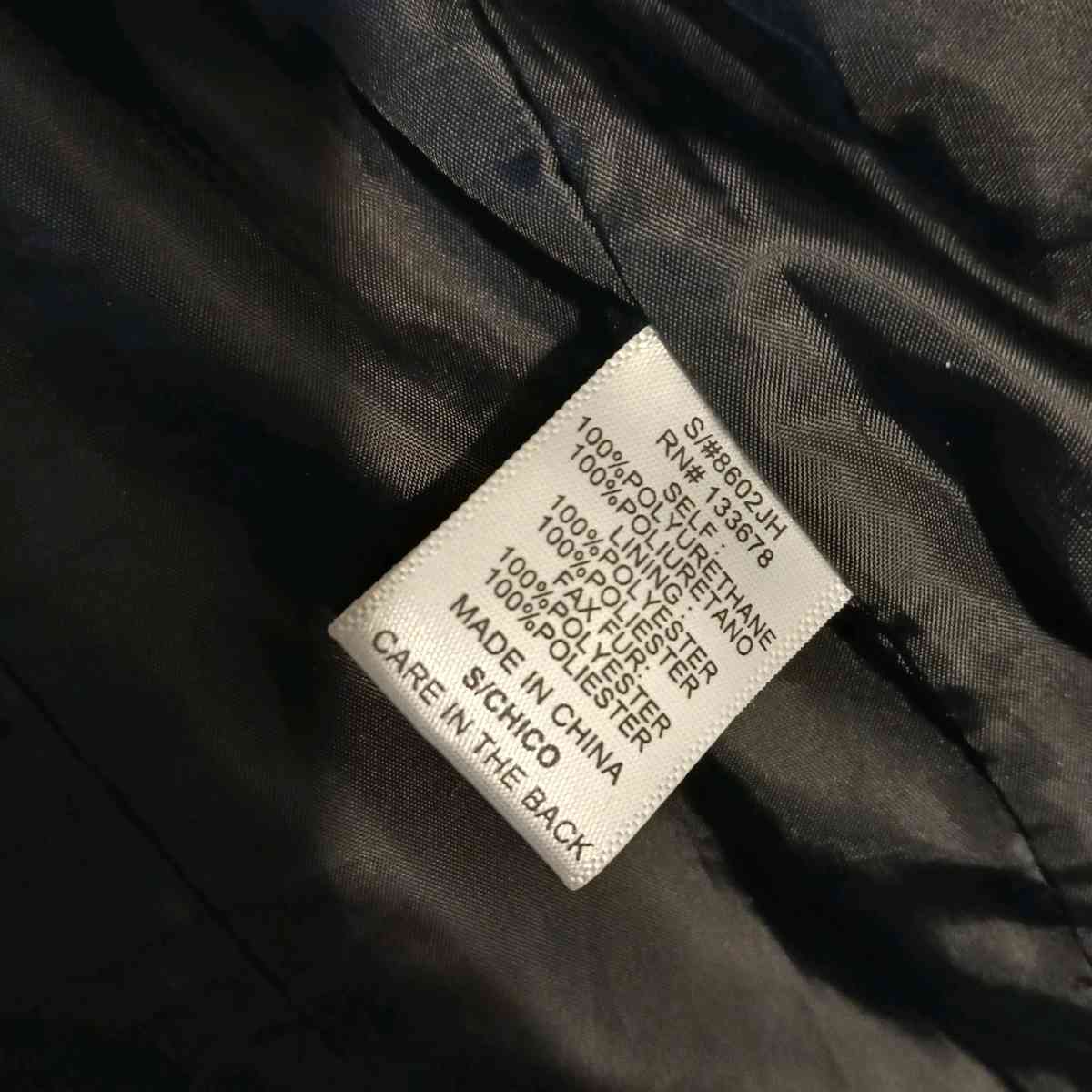 Love Tree Black Leather Jacket for Women Size S - Indianapolis, Indiana - FleaMarketBay