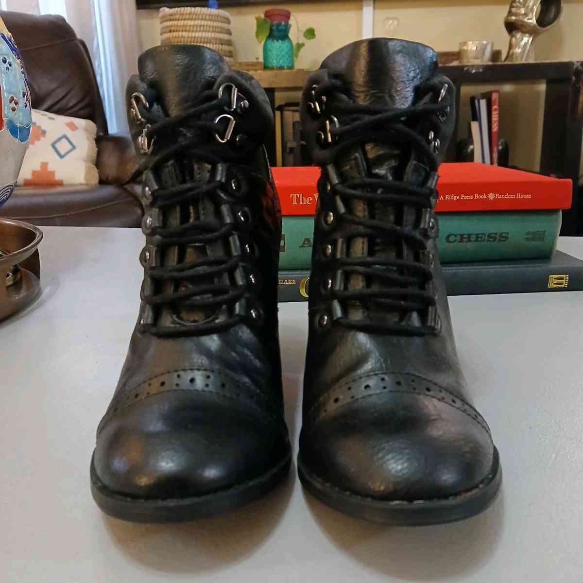 Not Rated Black Ankle Boots for Women Size 8 - Indianapolis, Indiana - FleaMarketBay