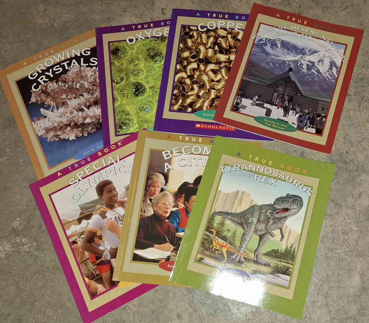 Lot A True Book by Scholastic 7 books total - Salem, Iowa - FleaMarketBay