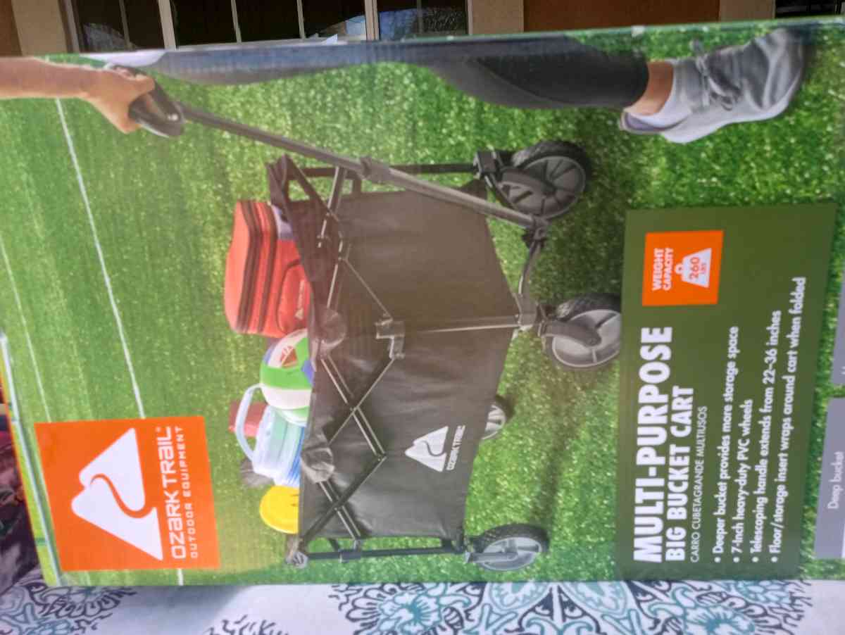multipurpose  folding wagon new - La Puente, California - FleaMarketBay