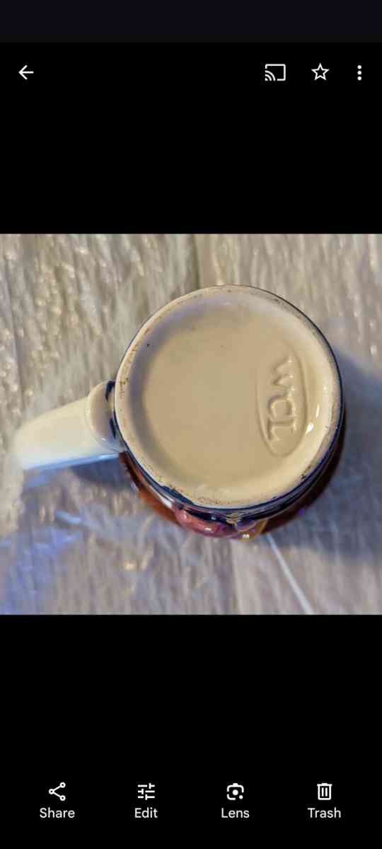 Rare Vintage Thanksgiving WCL Ceramic Turkey Mug - Phoenix, Arizona - FleaMarketBay