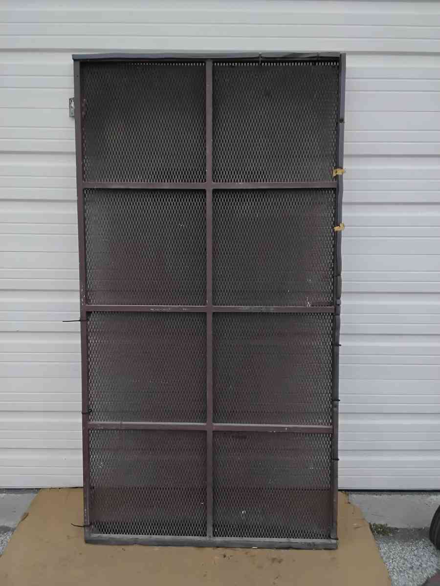 Well Made All Steel Screen Door for Man Door Like New - Williamstown, New Jersey - FleaMarketBay